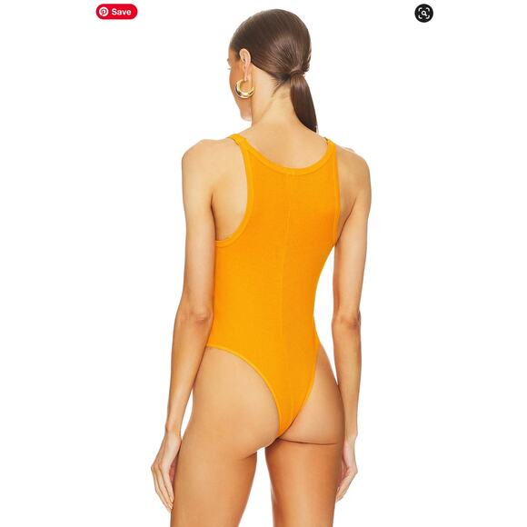 Revolve Re/Done x Hanes Ribbed Tank Bodysuit - Size Small - NWT - Picture 2 of 7